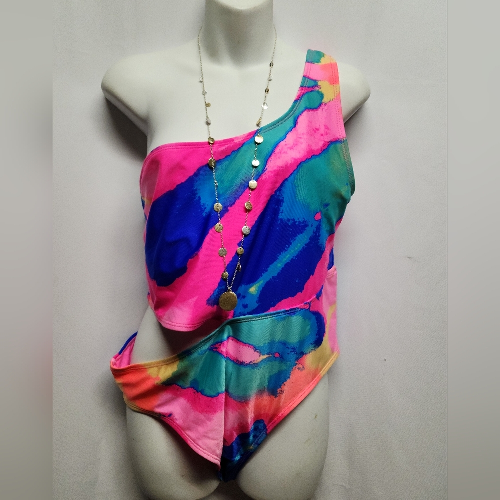 Sugar And Jade Cutout Swimsuit. Sz 20/22